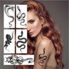 New Fashion Temporary Sticker Arm Tattoo Snake Animal Tattoo Cool Darkening Dark Series Sticker Snake Skull Tattoo Stickers