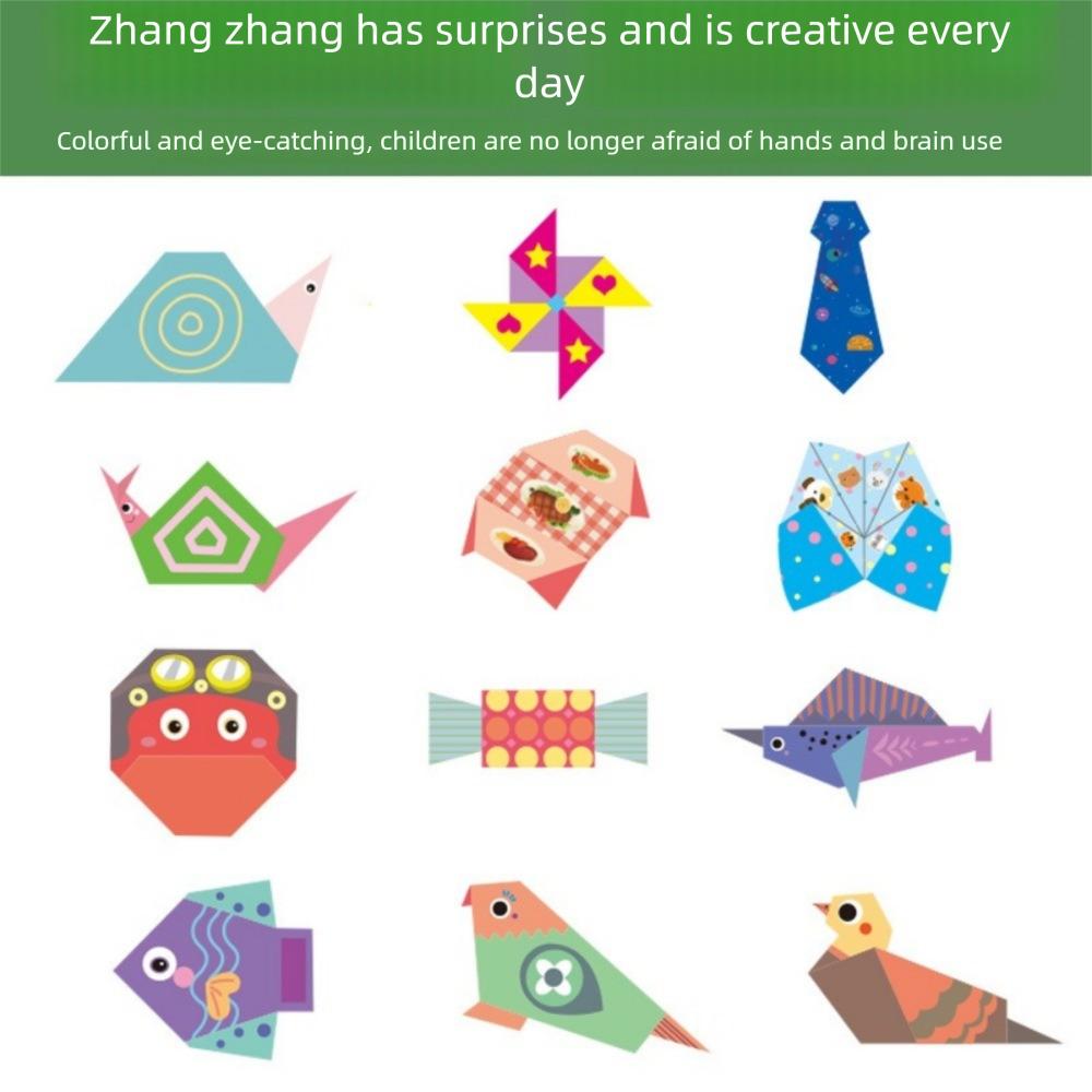 Детская книга оригами Сделай сам Руководство по оригами Забавная 3D-головоломка Оригами Для детского сада