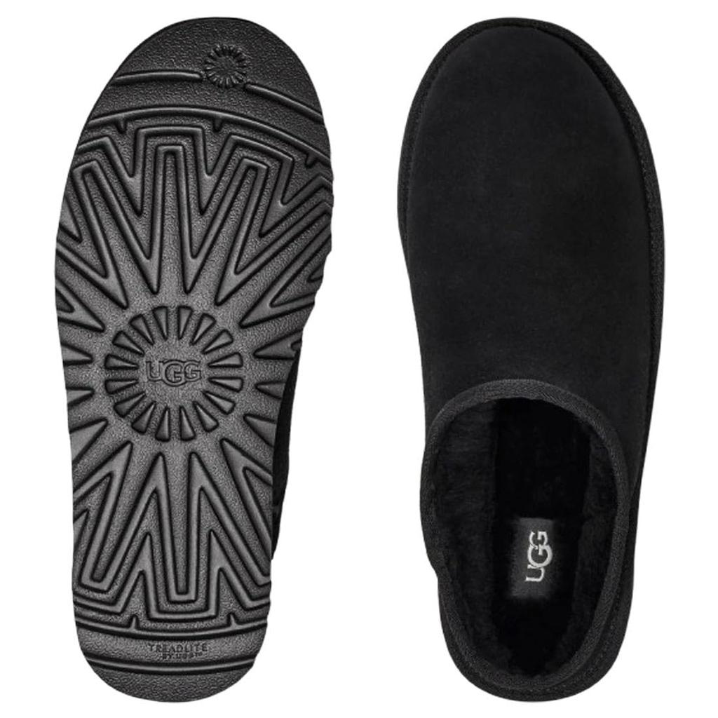 UGG Овчина Повседневные и Простые и Все Размеры 7 Шлепанцы, Дизайн, Мужской, Женский, Половой, (США 7, 25.0см), 1129290, Черный. [Использовал]