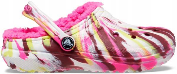 Crocs Classic Lined Marbled Clog K 207773 |C12/Eu 29-30| Electric Pink/Multi