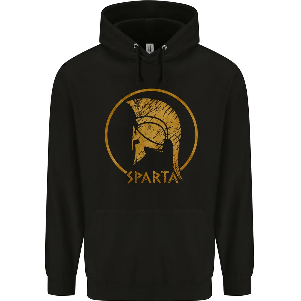 Gold Sparta Helmet Gym Bodybuilding Training hoodie-Casual Pullover Sweatshirt