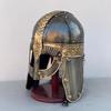 Gjermundbu Viking Helmet Anglo-Saxons Medieval Helmet With Chainmail Wooden Stand