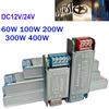 DC 12V 24V импульсный источник питания AC176-264V беззвучный трансформатор освещения 60W 100W 200W 300W 400W светодиодный драйвер питания адаптер