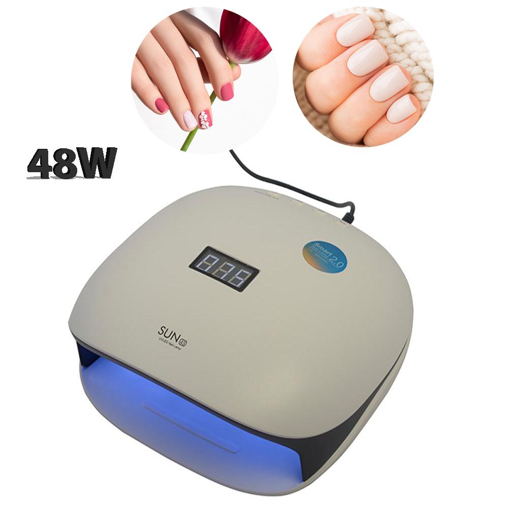 Портативная сушилка для ногтей VANREESA, 48 Вт, светодиодная УФ-лампа, машина для лака, УФ-гель, отверждающий лак, маникюр, педикюр, салон, домашний инструмент «сделай сам»