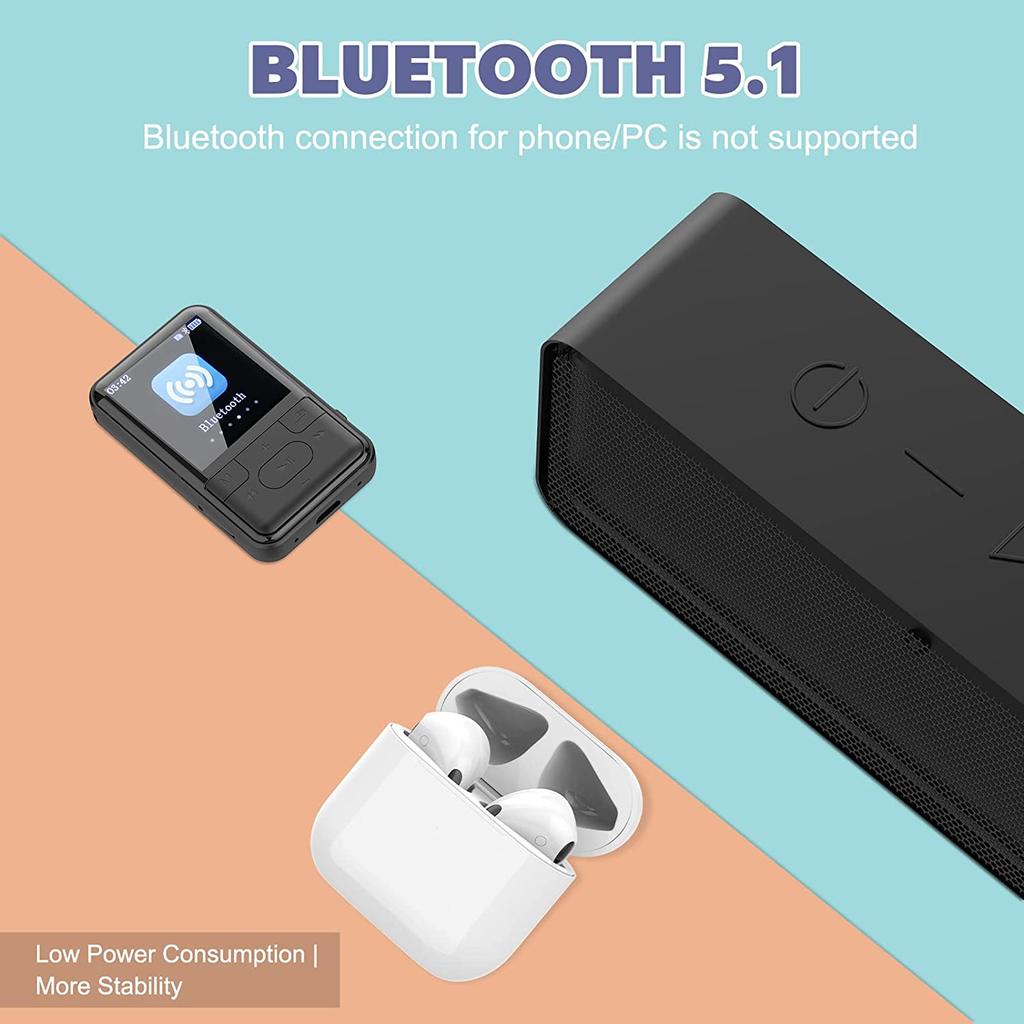 Blue Tooth Mp3 Player 8gb 16gb 32gb 64gb Music Player With Headphone Fm Radio Voice Recorder Video Play E-book Hifi Player Walkm