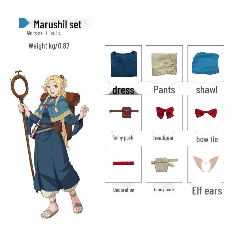 Вкусно в подземелье: Косплей Марсиль, полуэльфа-мага, на Хэллоуин