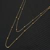 Stainless Steel Simple and Fashionable Bead Wasit Chain Bohemian Women's Body Chain Sexy Beach Wedding Accessories Women Bra Cro
