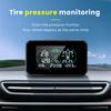 Wireless Car TPMS Tire Pressure Monitoring System Solar + USB Charging OBD2 Plug