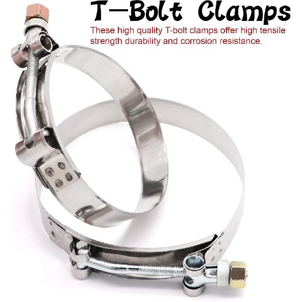 Прямой черный силиконовый редукционный соединитель от 3 до 4 дюймов с 2 Т-образными хомутами 4 слоя полиэстеровой арматуры Подходит для патрубка турбонаддува высокого уровня