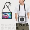 For Samsung Galaxy Tab A9+ SM-X210/X216/X218 Kickstand Case PC+Silicone Tablet Cover with Shoulder Strap