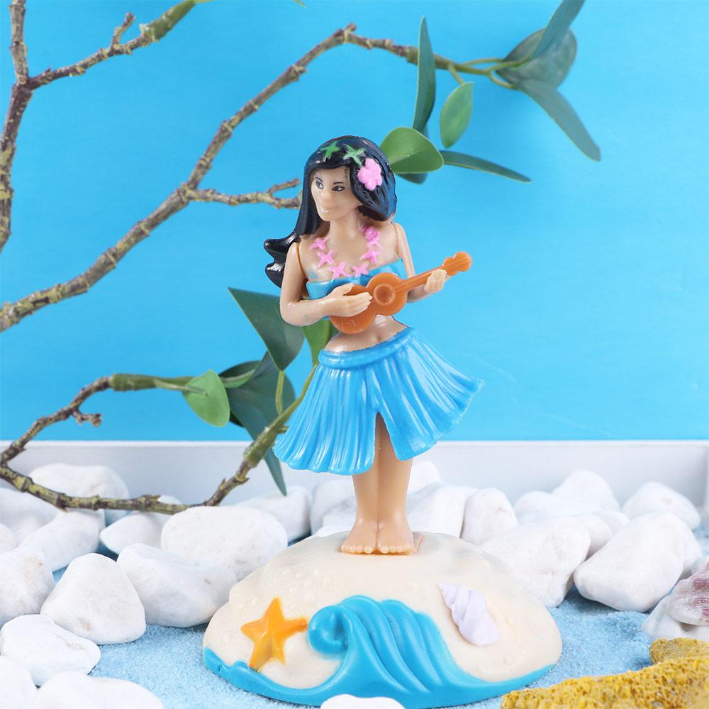 Автомобильное украшение Работающая от солнечной энергии танцующая гавайская девушка Танцующая от солнечной энергии кукла Качающаяся гавайская девушка