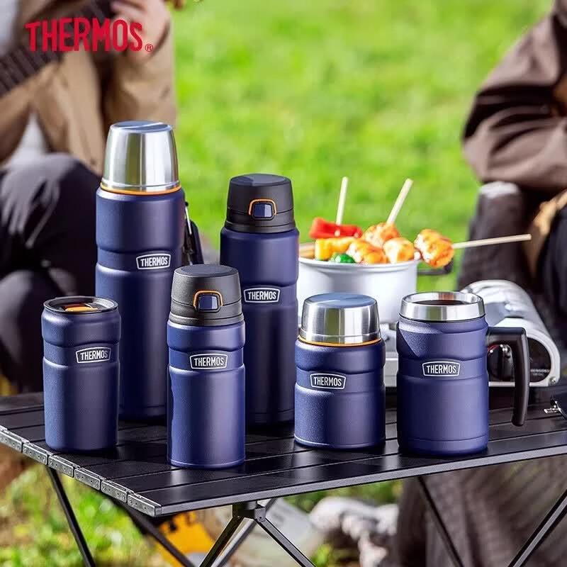 Thermos Изолированная спортивная бутылка из нержавеющей стали 316L