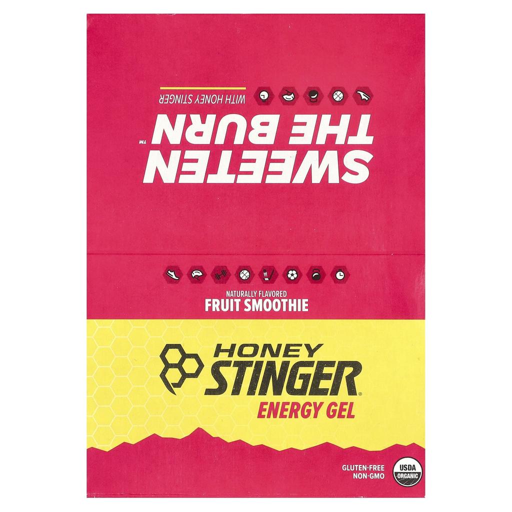 Honey Stinger, Energy Gel, Fruit Smoothie, 24 Packets, 1.1 Oz (31 G) Each