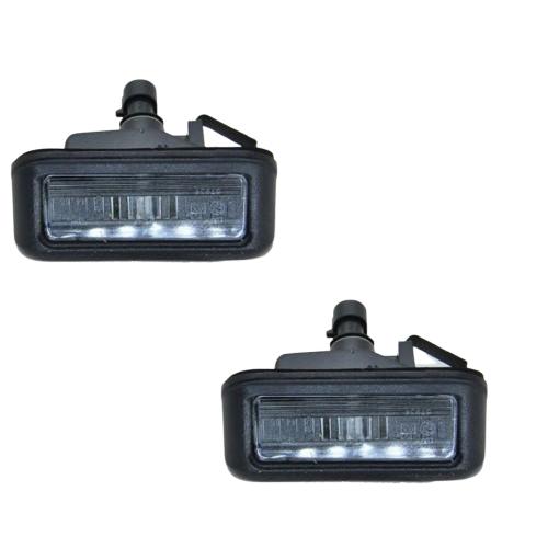 Rear License Plate Light With Bulb And Socket 2 Pieces For Fiat Fiorino Bipper Nemo Doblo 1-2 Oem 46814089 1359977080 6340.H0