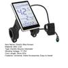 Electric Ebike Display 5 Pin 24V 36V 48V 60V Bike Odometer Universal Scooter LCD Panel Screen 31.8 22.2MM Electric Bike Power Meter