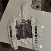 Oversized Hooded Zip-Up Sweatshirt With 3D Digital Print Streetwear Unisex Loose Fit Casual Pullover Youth