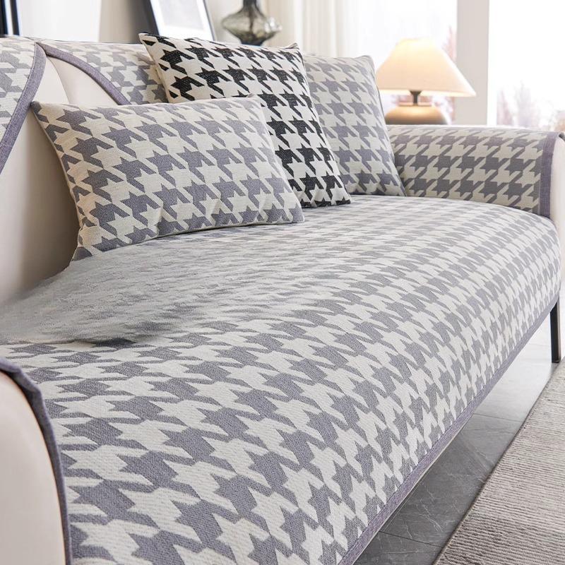 Light Luxury High-Grade Sofa Cushion Four Seasons Universal Non-Slip Leather Sofa Seat Cover Cover Dedicated Cover Towel