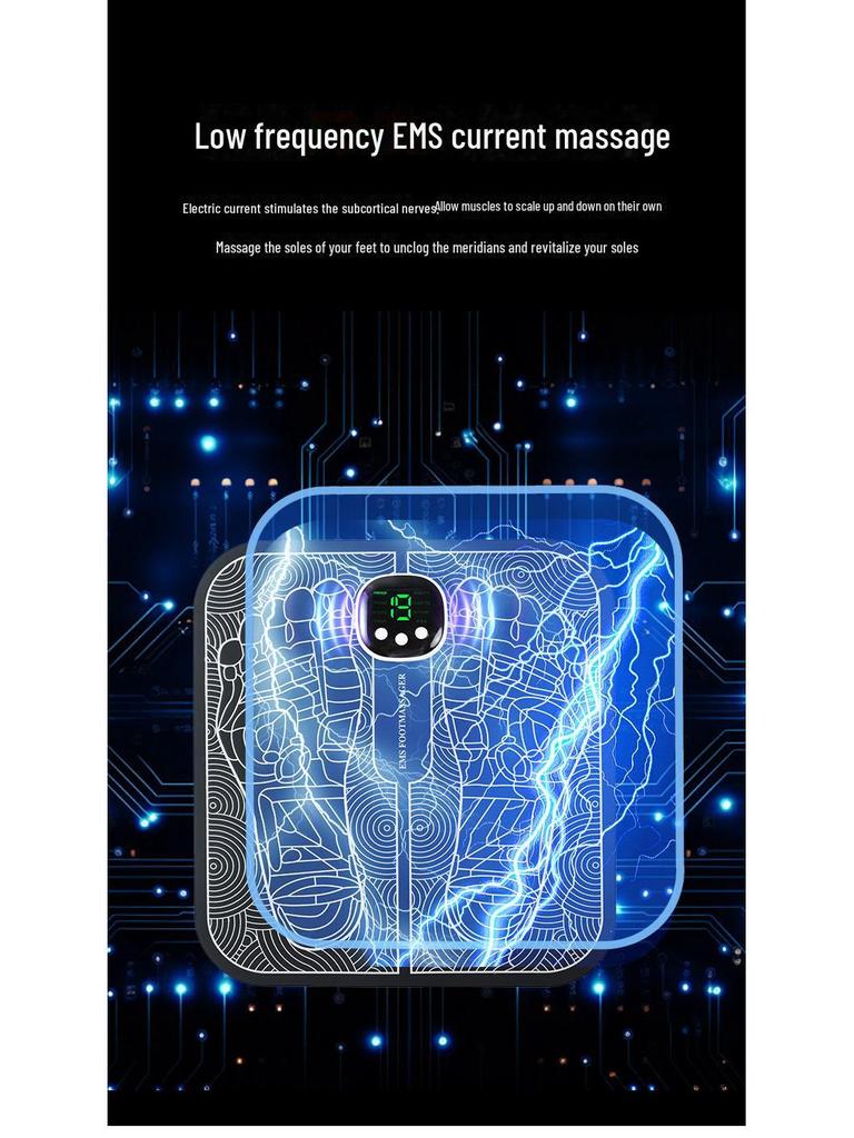 Массажер для ног EMS Pulse с зарядкой от USB