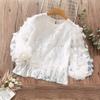 Teen Girls Shirts Children Clothing White Lace Blouses for Girls Spring Cute Baby Kids Clothes Tops