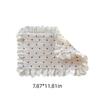 Square/Round Lace Ruffles Placemats Girly Style Heart Pattern Placemats  Food Photography