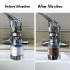 Faucet Filter Splash-Proof Aerator Universal Kitchen Tap Water Pressure Booster Rotating Spout