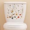 Fun-m106 Butterfly Hanging Toilet with Bathroom Bathroom Beautification Wall Sticker
