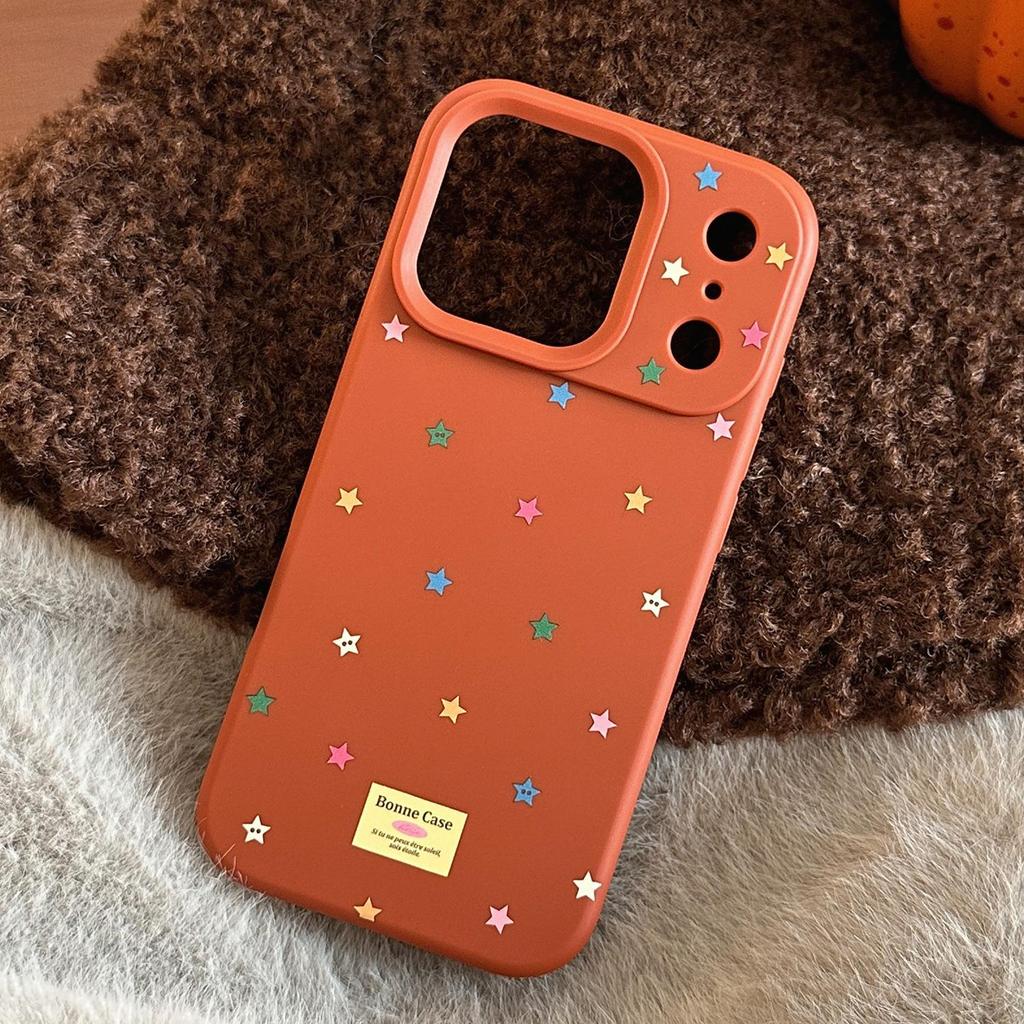 Цветной чехол для телефона со звездами для iPhone 16, iPhone 17 и iPhone 17 Pro Max