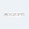 ABS Letters Numbers RX200t RX300 RX350 RX450h RX450hL Chrome Silver Car Sticker Rear Trunk Badge Emblem for Lexus Series AEQ1