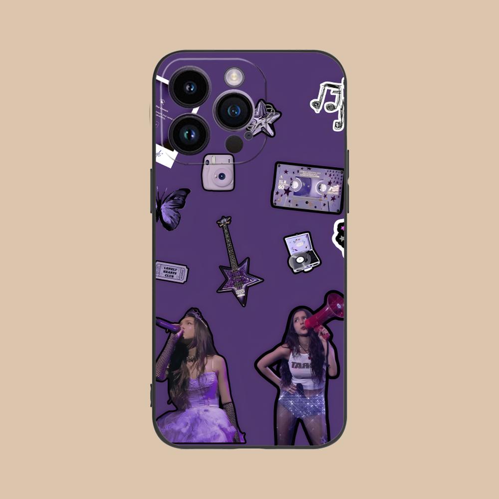 Мобильный чехол для телефона Olivia для iPhone 16 15 14 13 12 11 X XR XS 8 7 Pro Max Plus Mini Черный чехол для мобильного телефона Смартфон