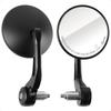 Evermotor Universal E9 Certified Motorcycle Rotating Aluminum Handlebar End Rearview Mirrors for and Mopeds Mirrors, 360° Mirrors, Quads, Scooters,