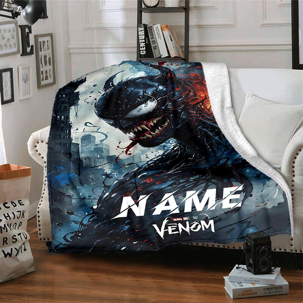 Custom Name Deadpool Wolverine blanket for Couch & Bed, Plush Cozy Fuzzy Blanket Super Soft & Warm Blankets for Fall and Winter. 090823
