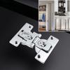Zinc Alloy Cabinet Door Flap Adjustable 180 Degrees Hidden Hinge Folding Hinges Self-Supporting