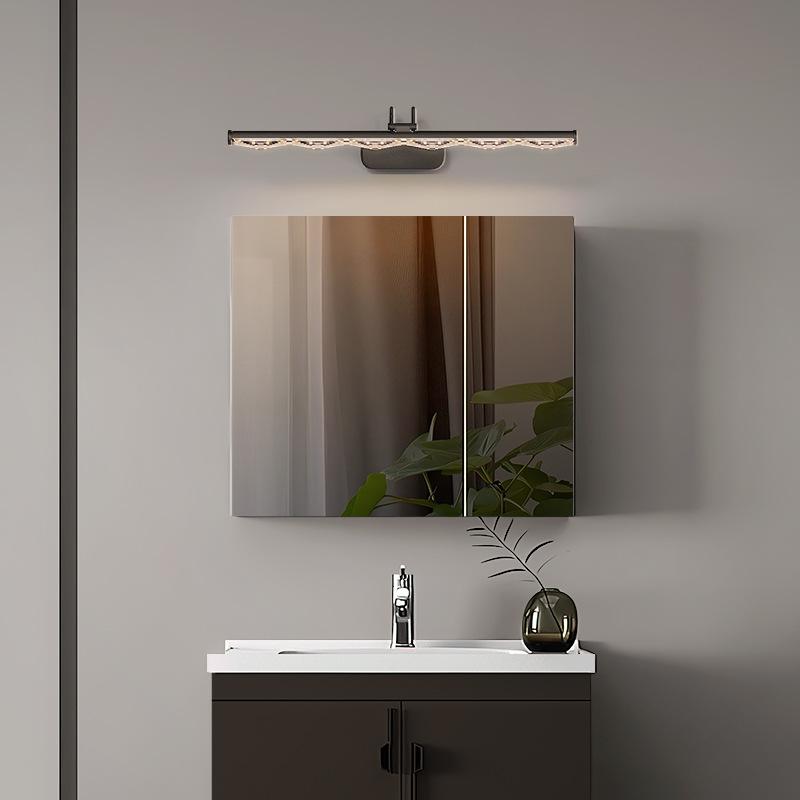 Современный светодиодный светильник перед зеркалом, лампы для ванной комнаты, спальни, туалетного столика, кухни, дома, длина 41/61/81 см, светодиодное освещение, люстра