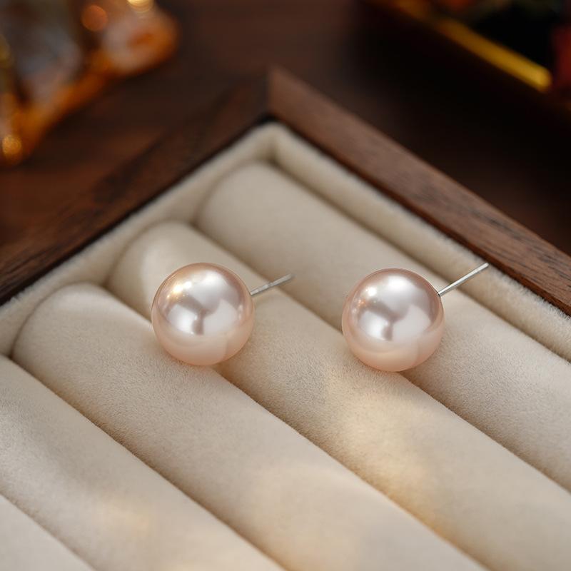 Серьги с жемчугом, минималистичные, литературные, геометрические, легкие, роскошные серьги разных размеров