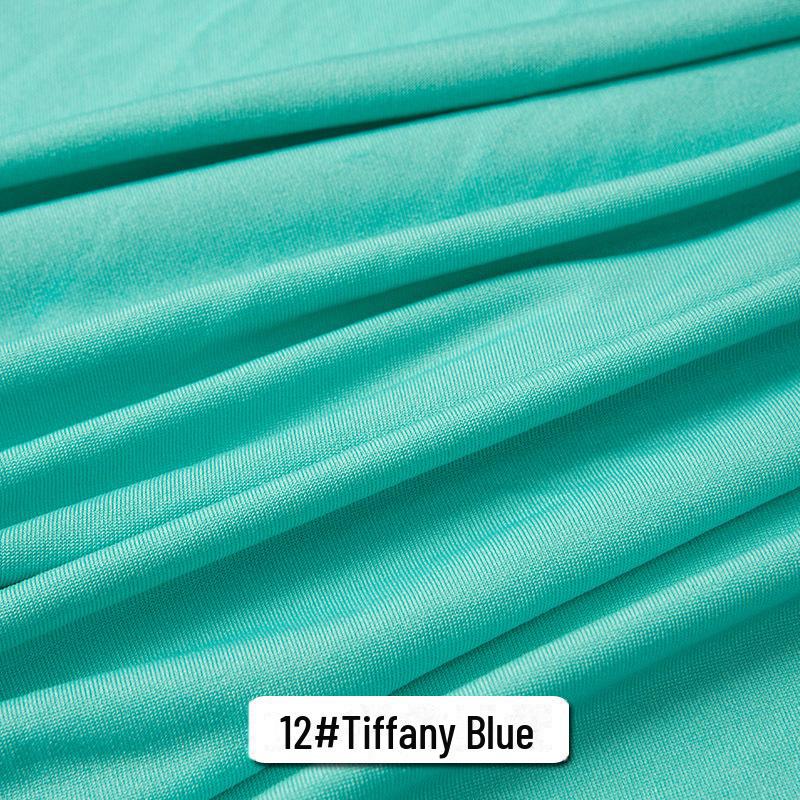 Высокоэластичная молочная шелковая ткань для свадебных, сценических, стульев, диванов и танцевальных костюмов