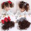 Headwear Girls Sweet Cute Baby Wig Hairpin Bowknot Hairclip Children's Bow Wig Hair Accessories
