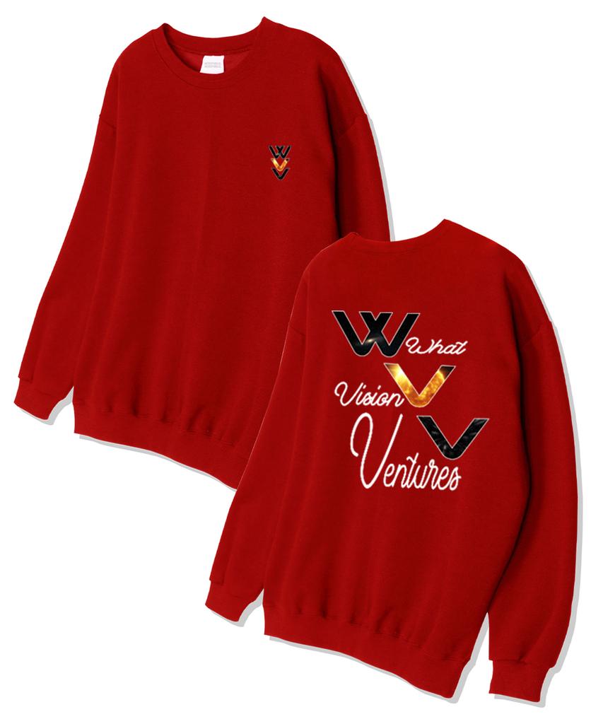 Wibelibellyu Wvv Галактика Свободная махровая толстовка Красная
