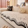 Creative Sofa Cushion Plush Thickened Non-Slip Spring And Autumn New High-End Irregular Straight Row Seat Cushion Cover Cloth