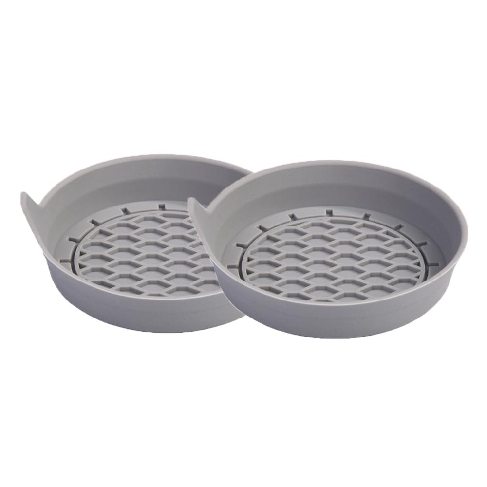 2шт силиконовые подставки под стаканы в машину нескользящая подставка под стаканы для воды коврик для предотвращения ожогов держатели для бутылок аксессуары для салона автомобиля