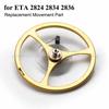 1 шт.-5 шт. Аксессуары для механизма часов для ETA 2824 2834 2836 Золотой балансовый мост с волоском Произведено в Китае, Инструмент для ремонта