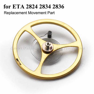 1 шт.-5 шт. Аксессуары для механизма часов для ETA 2824 2834 2836 Золотой балансовый мост с волоском Произведено в Китае, Инструмент для ремонта