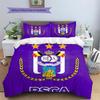 RSC Anderlecht  Узорный Комплект Постельного Белья Одеяло  Домашний Декор  Подарок (1 пододеяльник + 2 наволочки без наполнителя)