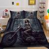 Красивое одеяло с принтом черепа, комплект двойного размера, покрывала из микрофибры, модный домашний текстиль высокого качества