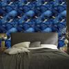 Ink Wallpaper Navy Blue, Black and Gold 50x1000