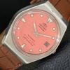 AUTOMATIC 46941 VINTAGE ORIENT JAPAN MENS PEACH COLOR DIAL WATCH A701847-5 R207-a701847