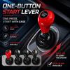 Cue Stick Shape Car Starter Lever All Metal Car Keyless Start Sticker  Vehicle Start Button