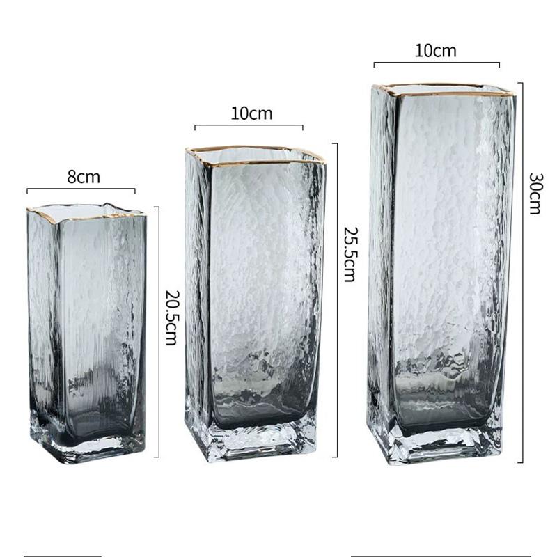 Ваза Стеклянная ваза Украшение дома Украшения Цветочная композиция Ваза для цветов