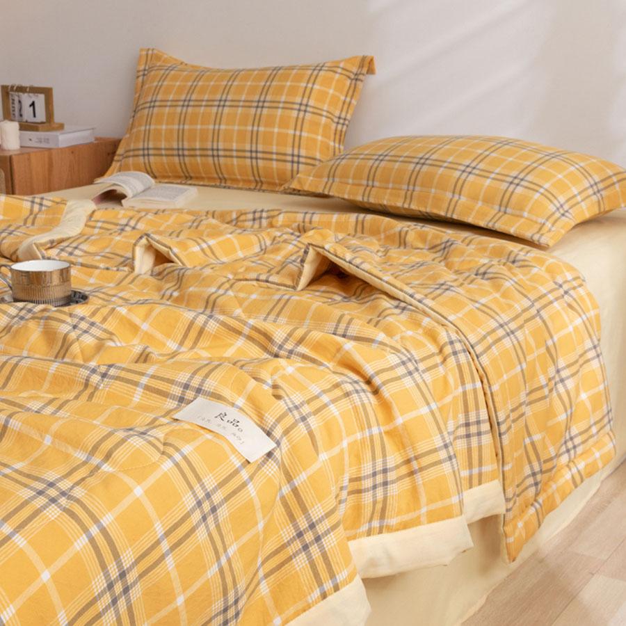 Летнее хлопковое одеяло с кондиционером, стираемое в машине одеяло с двойным охлаждением, двухстороннее очень большое одеяло