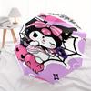 Kuromi,Halloween Automatic Folding Umbrella-Simple 8-Rib Design, Bright Cartoon Pattern, Durable Iron Frame, Suitable For Travel, Outdoor, B