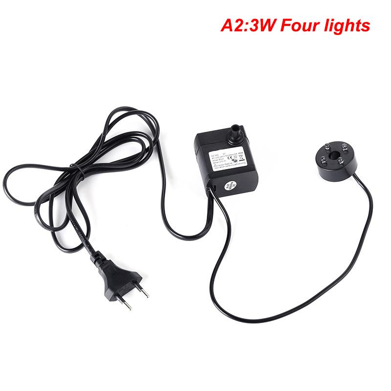 Ac 220V 3W EU Plug Погружной Водяной Насос Аквариум Фонтан Воздушный Рыбный Пруд Бак